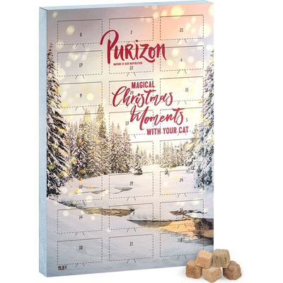 Purizon adventný kalendár pre mačky - bez obilnín - 3 kusy (46,8 g)