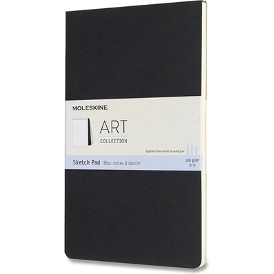 Moleskine Skicar SketchPad A5 čierny 24 listov