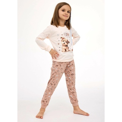 Cornette pyžamo dívčí Sweet Dog ecru – Zboží Dáma