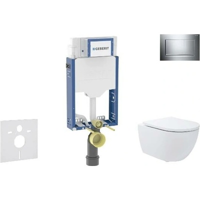 Sanitino Set predstenovej inštalácie, klozetu Oudee a dosky softclose, tlačidlo Sigma20, chróm SANI11CA1190