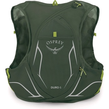 Osprey Раница за трейл бягане Osprey Duro 6 Trail running backpack - Seaweed Green / Limon (504-0315-0211)