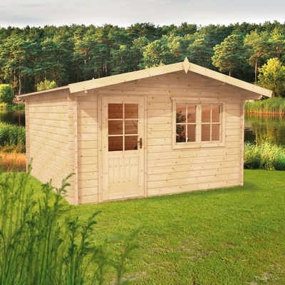 BPP Júlia B1 záhradná chatka s terasou, 392 x 451 cm 28 mm 588278