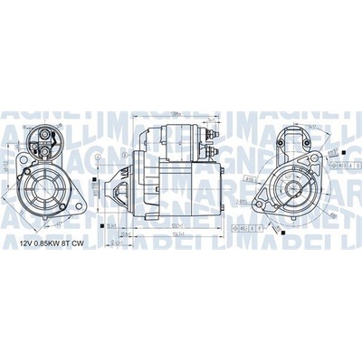 Štartér MAGNETI MARELLI 063721307010