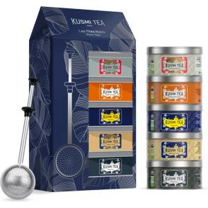 Kusmi Tea Подаръчен комплект чай BLACK TEAS, 5 x 20 g кутия + инфузер, Kusmi Tea (KUSMI21332A1151)