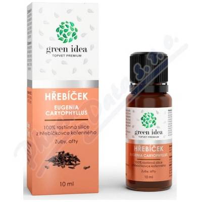 Green idea Hřebíček 100% rostlinná silice 10 ml