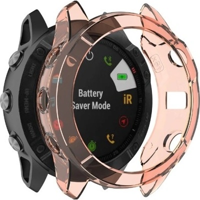 PROTEMIO 70774 TPU HALF COVER Kryt pre Garmin Fenix 6X / 6X Pro oranžový