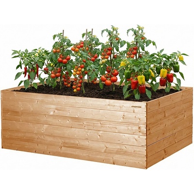 ATMOWOOD Modřínový vyvýšený záhon 160 x 100 x 60 cm hnědý – Hledejceny.cz
