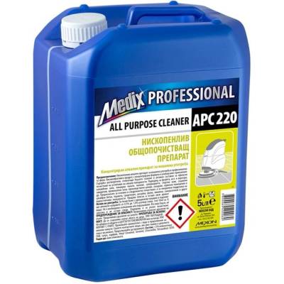 Medix Professional Нископенлив общопочистващ препарат, APC 220, 5 L