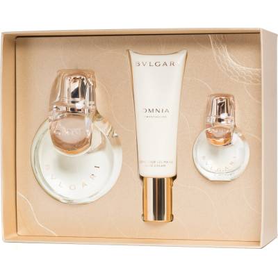 Bvlgari Omnia Crystalline EDT 100 ml + EDT 15 ml + krém na ruky 40 ml pre ženy
