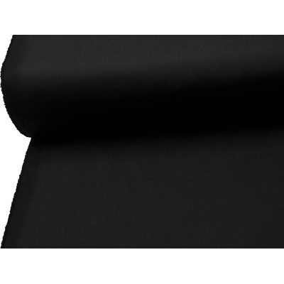 Mirtex Látka kepr ESTEX 160/260 Černá šíře 150cm Zbytková metráž