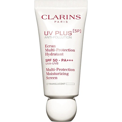 Clarins víceúčelová ochranná emulze SPF50 UV Plus Anti-pollution (Multi Protection Moisturizing Screen) Translucent 30 ml