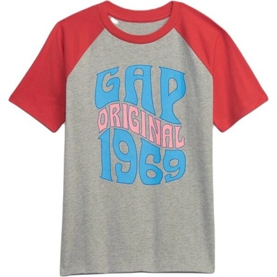 Gap RAGLAN FASHION Dětské tričko šedá