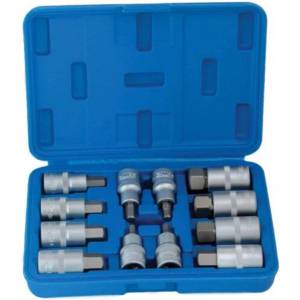 SATRA Комплект битове HEX 12 бр 1/2" Satra 12650 (S-90277)