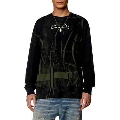 Diesel T-JUST-LS-N T-SHIRT černá