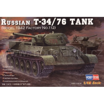 Hobby Boss T-34/76 model 1942 Factory No.112 1:48