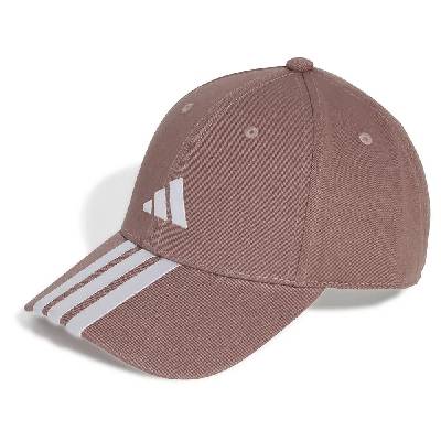 Бейзболна шапка Adidas 3 Stripes New Logo Baseball cap - Brown (Warm Clay / White)