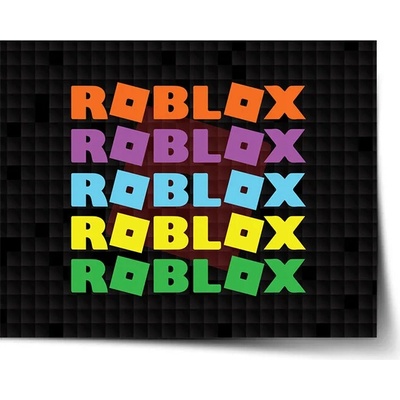 Sablio Plagát ROBLOX Farebný text - 90x60 cm