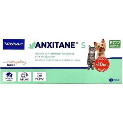 Virbac Anxitane Doplnok stravy na zmiernenie stresu pre psov a mačky do 10 kg S 30 tabliet