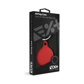Apple NextOne AirTag Secure Silicone Key Clip - Red (atg-sil-red)