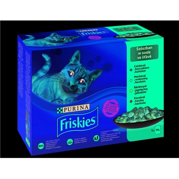 Friskies s kuraťom hovädzím jahňacím kačicou v šťave 12 x 85 g