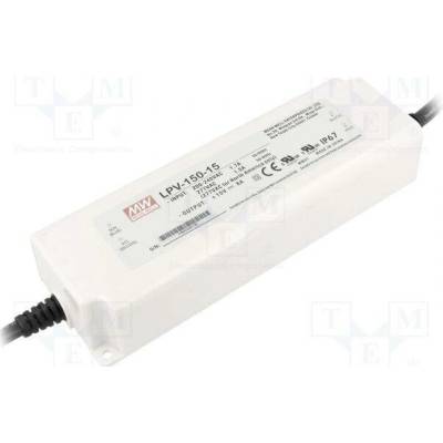 MEAN WELL LPV-150-15 Napájecí zdroj: spínaný; LED; 120W; 15VDC; 8A; 180÷305VAC; IP67