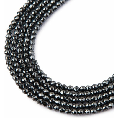 Koráliky z minerálu Hematit 2mm brúsené - 18 cm