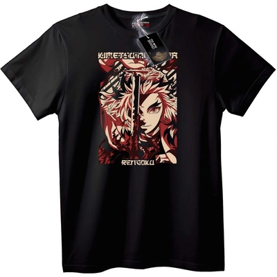 NOONEBRAND Тениска Ренгоку Demon Slayer - XL, White