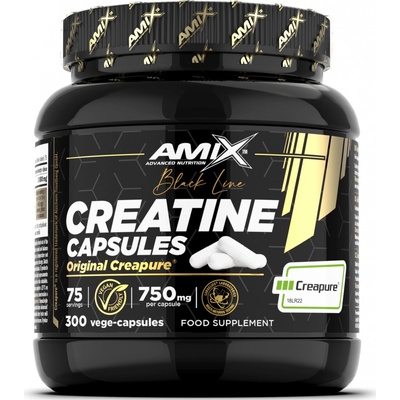 Amix Black Line Creatine Creapure Capsules 300 kapslí