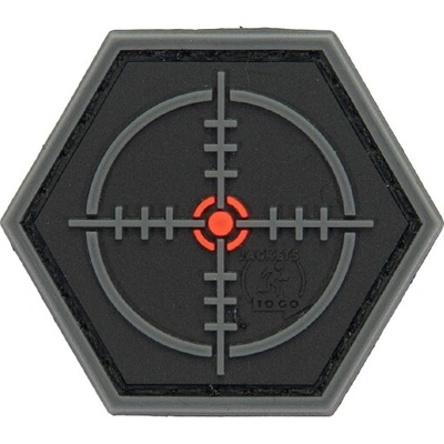 Plastové 3D patche 3D gumová nášivka SNIPER SCOPE Patch - Čierna