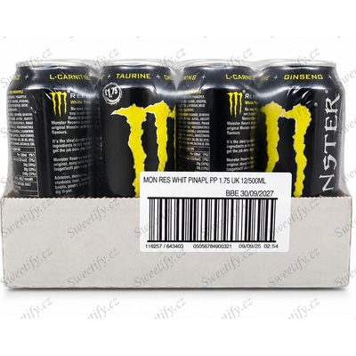 Monster Reserve White Pineapple 12 x 500 ml