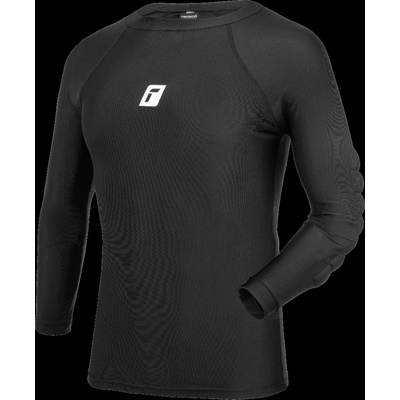 Futbalové tričko s dlhým rukávom Reusch Compression Shirt Soft Padded black 5113500 7700