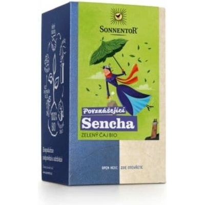 Sonnentor Povznášející Sencha bio zelený čaj 21,6 g