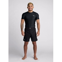 Rashguard funkčné tričko IpponGear Essentials krátke rukávy Black čierne