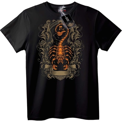 NOONEBRAND Тениска Зодия Скорпион - XS, Black