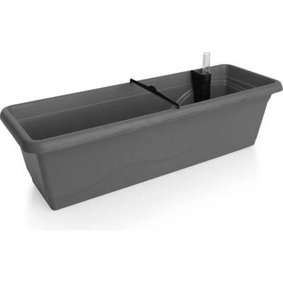 PLASTKON Samozavlažovací truhlík Extra Line SMART 60 cm Antracit
