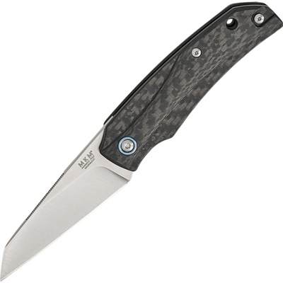 MKM ICE – MAGNACUT SATIN bld - CARBON FIBER hdl, S/S LINER Linerlock MK IC-CF