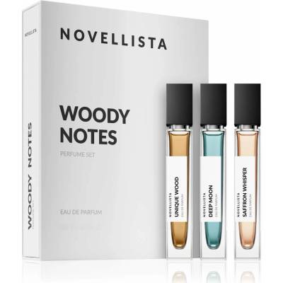 NOVELLISTA Woody Notes NOVELLISTA Unique Wood EDP 10 ml + NOVELLISTA Saffron Whisper EDP 10 ml + NOVELLISTA Deep Moon EDP 10 ml