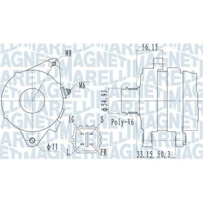 generátor MAGNETI MARELLI 063732027010
