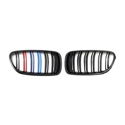 Решетки за bmw f10 / f11 (2010+) - двойни с три цвята