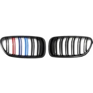 Carmart Решетки за bmw f10 / f11 (2010+) - двойни с три цвята