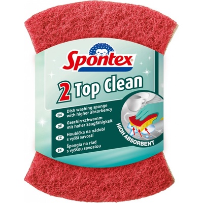 Spontex Top Clean hubka na riad viskózna 2 ks