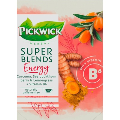 Pickwick Super Blends Energy bez kofeínu 22,5 g