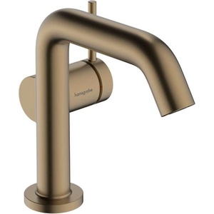 Hansgrohe Tecturis S - Смесител за мивка с изпразнител Push-Open, CoolStart, EcoSmart, четкан бронз 73320140 (73320140)
