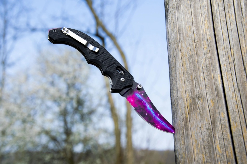 F A D E E Flip knife Galaxy