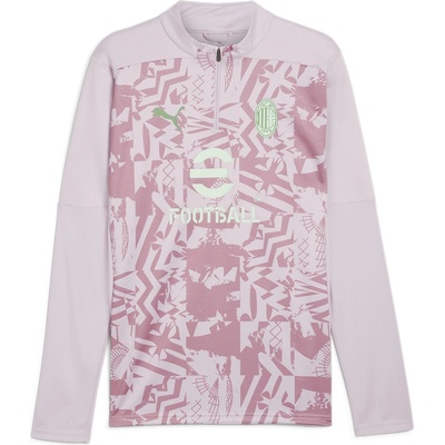 PUMA Горнище с цип Puma AC Milan Quarter Zip Pre Match Top 2024 2025 Adults - Beige