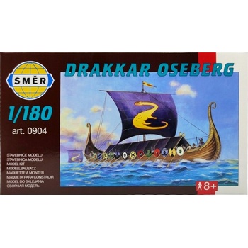 Směr Model loď Drakkar Oseberg stavebnice lodě 1:180