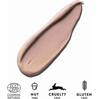 Mádara Skinonym Semi-Matte Peptide dlhotrvajúci make-up s peptidmi Rose Ivory 30 30 ml