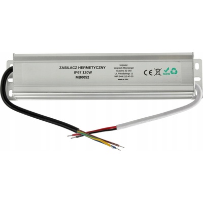 MILIO Napájecí zdroj voděodolný - IP67 - 120W