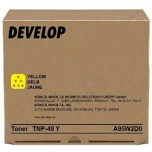 Develop Тонер касета DEVELOP TNP49Y, ineo+ 3351, +3851, 12000 k. , Yellow (A95W2D0) - zettabytex