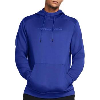 Under Armour Суитшърт с качулка Under UA Armour Fleece Wordmark HD-BLU 1379744-400 Размер XXL